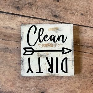 COPY - Dishwasher Magnets Clean/Dirty Handmade
